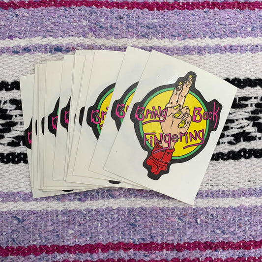 Fingering Sticker